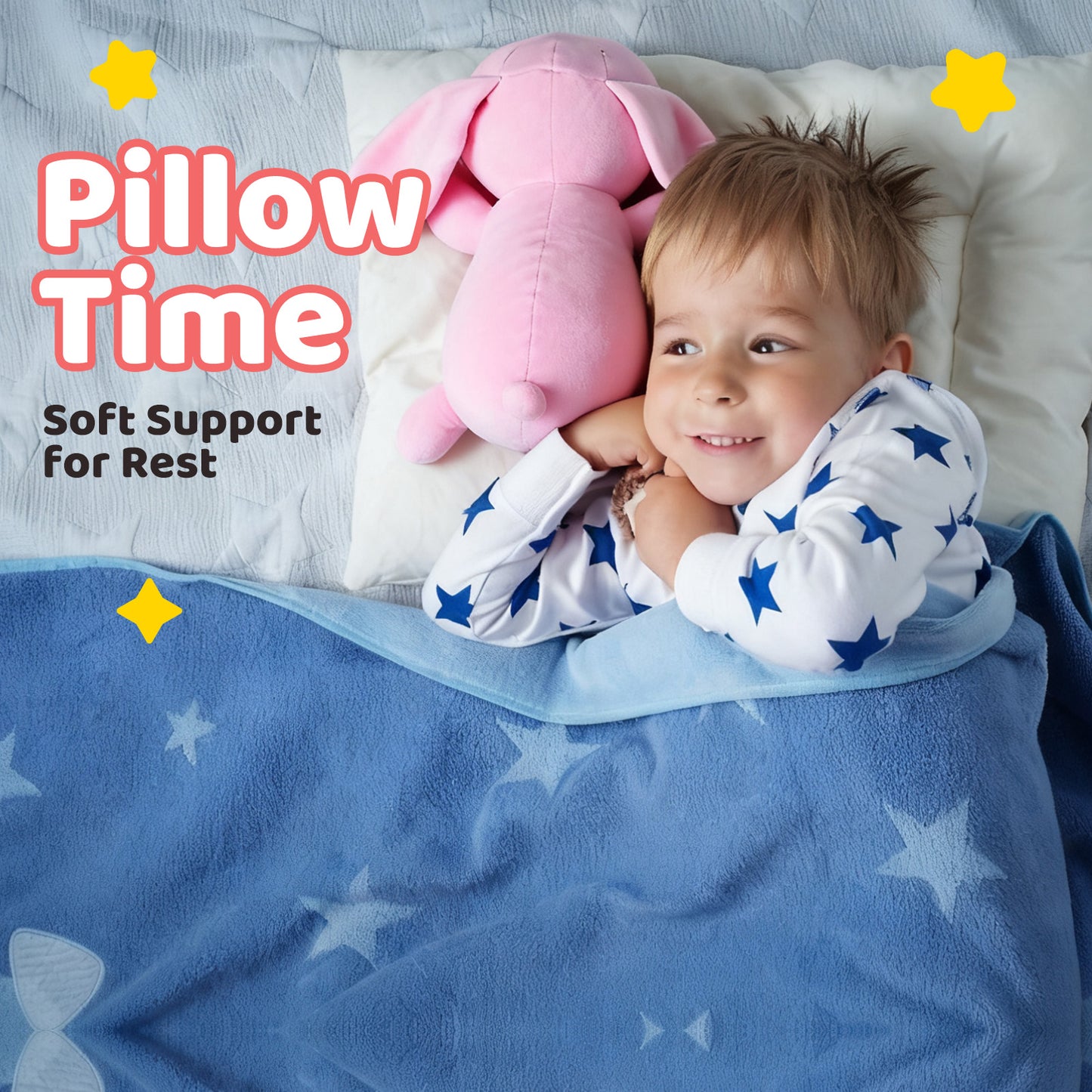 Puffpals Weighted Plush, Cute Highland Cow Weighted Stuffed Animal with Beads, Soft Sensory Plush Pillow Toy for Kids & Adults