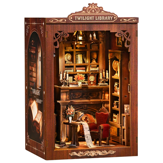Tecnock DIY Book Nook Kit, Dolls' houses, DIY Miniature House