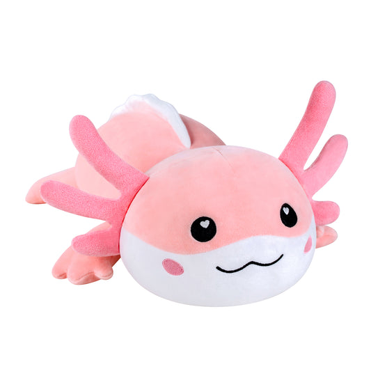 Axolotl Plush Cute Stuffed Animal Pink Soft Pillow Christmas, Thanksgiving, Birthday Gift 15.7 inches